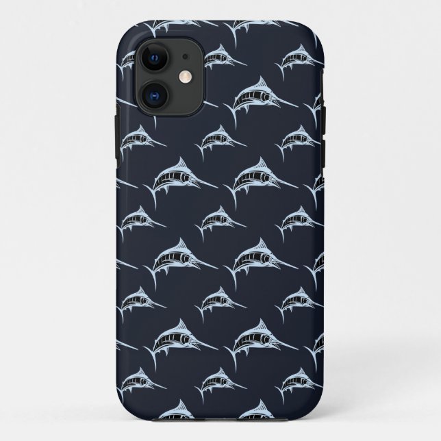Speerfisch-Muster Case-Mate iPhone Hülle (Rückseite)
