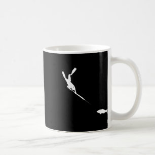 Speerfischen Freediver Fisch Jagd T-Shirt Kaffeetasse