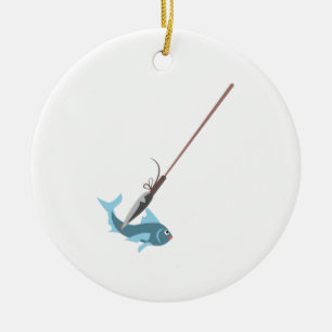 Speerfischerei Keramik Ornament