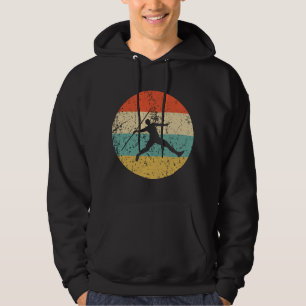 Speerwurf Vintage Retro Leichtathletik Hoodie