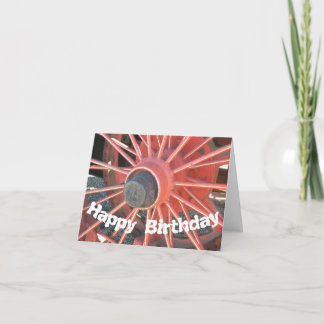 Speichen Geburtstag Karte