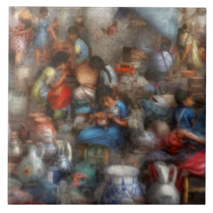 Speicher - das beschäftigte marketpalce fliese