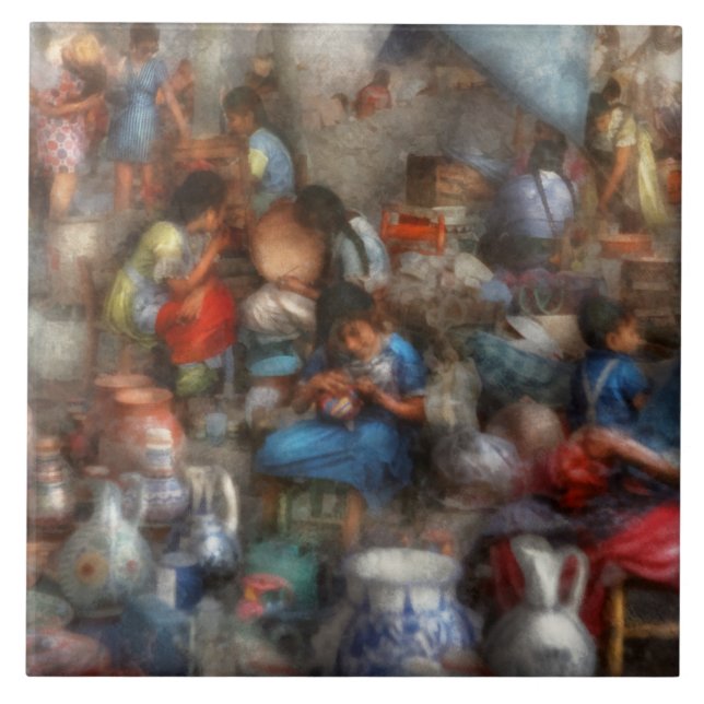 Speicher - das beschäftigte marketpalce fliese (Vorderseite)