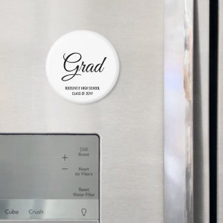Speicher der modernen schwarzen und weißen Graduie Magnet