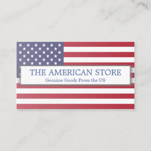 Speicher des Amerikaner-/US - Flaggen-Visitenkarte Visitenkarte