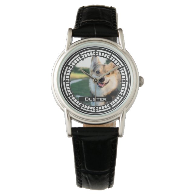 Speicher für Haustiere. Ihr Foto für Haustiere auf Armbanduhr (Vorderseite)