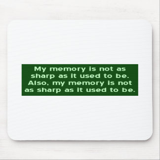Speicher nicht scharf mousepad