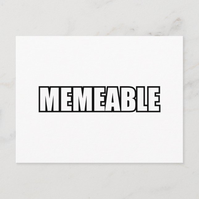 SPEICHERBAR POSTKARTE (Vorderseite)