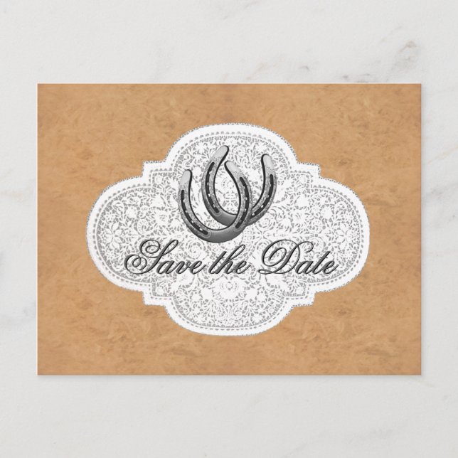 Speichern der Datumskarten und POSTCARDS Ankündigungspostkarte (Vorderseite)