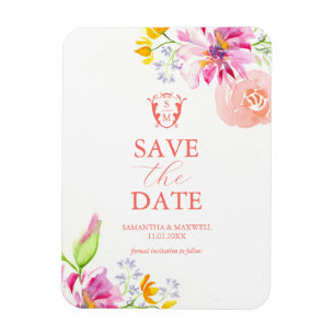 Speichern der Datumsmagnete-Blume Magnet