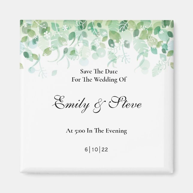 Speichern des Datumsfelds Magnet (Vorne)