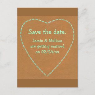 Speichern Sie das Datum der Hochzeitspostkarten, t Ankündigungspostkarte