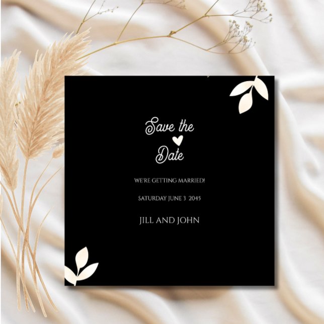 Speichern Sie das Datum Florale Hochzeitseinladung Save The Date (Von Creator hochgeladen)