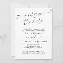 Speichern Sie die Update-Karte für das elegante gr Save The Date