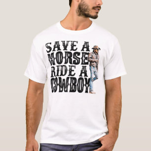 Speichern Sie eine Pferdeschlittenfahrt mit einem T-Shirt