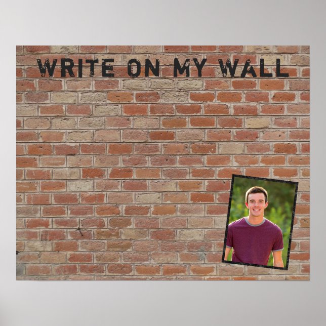 Speichersignaturen der Graduierungspartei Poster (Vorne)