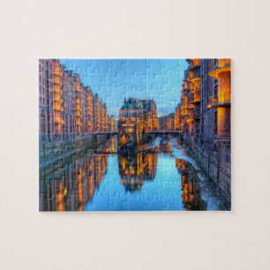 Speicherstadt-Lagerhäuser in Hamburg, Deutschland
