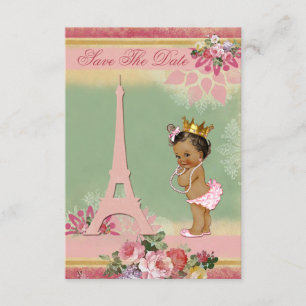 Speichert das Datum Ethnische Prinzessin Paris Bab Save The Date