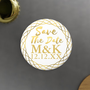 Speichert Das Datum Falsche Goldfolie Kranz Hochze Magnet