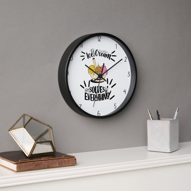 Speiseeis Uhr (Büro)