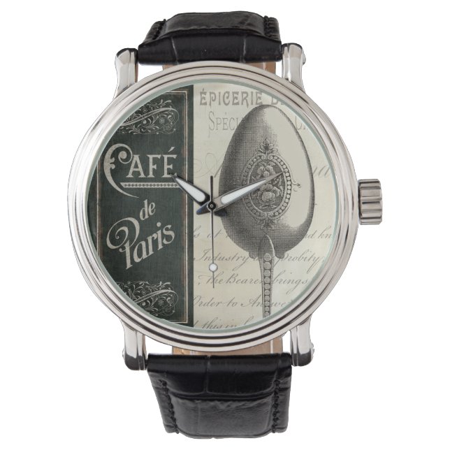 Speisekarte Armbanduhr (Vorderseite)