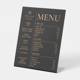Speisekarte für Bäckereien Sockelschild
