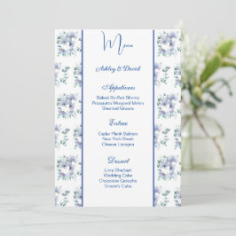 Speisekarte für Hochzeiten Menükarte