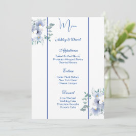 Speisekarte für Hochzeiten Menükarte