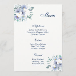 Speisekarte für Hochzeiten Menükarte