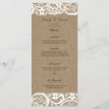 Speisekarte, Hochzeitsmenü, Babydusche, Bridal  