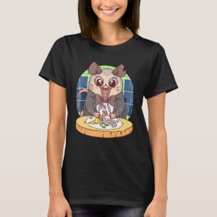Speisen Sie den Müll Possum Live Ugly Opossum im R T-Shirt