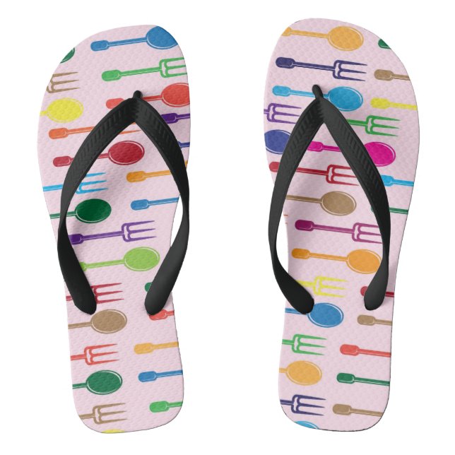 Speisen von Beschaffenheit Flip Flops (Fußbett)