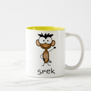 Spek die Affen-Tasse Zweifarbige Tasse