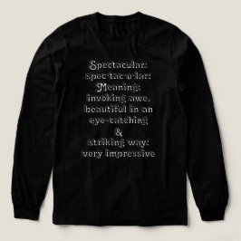 Spektakulär: Definition ・ tac ・ ・ Tri-Blend Shirt