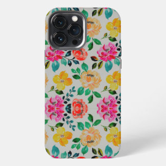 Spektakuläre farbige Blume iPhone 13 Pro Max Hülle