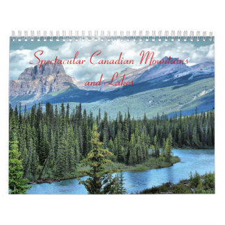 Spektakuläre Kanadische Berge und Seen Kalender