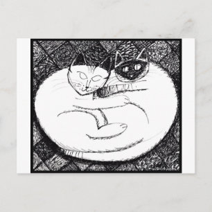 Spektakuläre Katzen 3 Postkarte