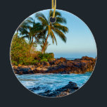 Spektakuläre Maui 2-seitige Ornamente<br><div class="desc">Pa'ako Beach ist ein kleiner versteckter Strand namens geheimer Strand auf der Südseite von Maui. Ein schöner Strand, der für Hochzeiten ein beliebter Ort ist.</div>