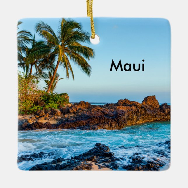 Spektakuläre Maui Keramikornament (Vorderseite)