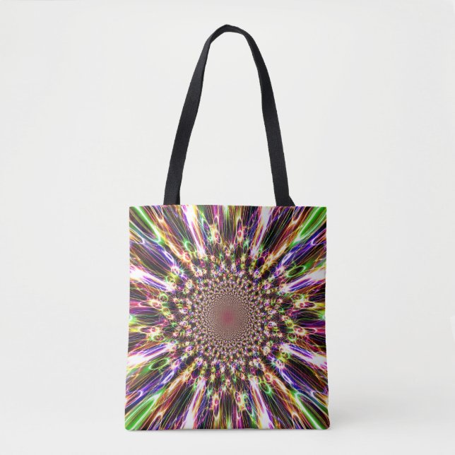 Spektakuläre Rainbow Tote Bag Tasche (Vorderseite)