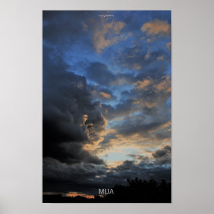 Spektakuläre Wolken im Himmel 1 Poster