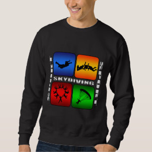Spektakulärer Fallschirmsprung Sweatshirt