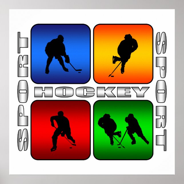 Spektakulärer Hockey Poster (Vorne)