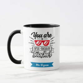Spektakulärer Lehrer Funny Pun Lehrer Wertschätzun Tasse