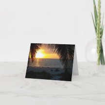 Spektakulärer Sonnenuntergang auf der Schatzinsel
