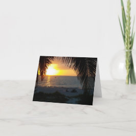 Spektakulärer Sonnenuntergang auf der Schatzinsel Karte