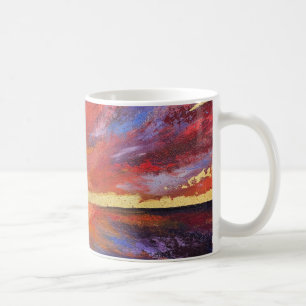 Spektakulärer Sonnenuntergang Kaffeetasse