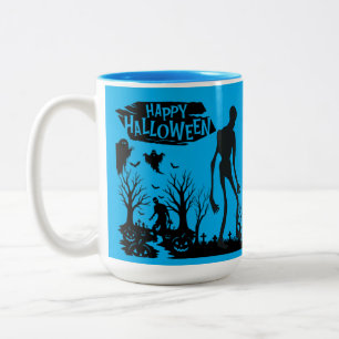 Spekters Erntedankfest azure Zweifarbige Tasse