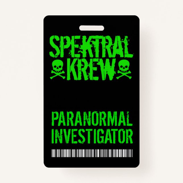 Spektral Krew Lanyard Ausweis (Vorderseite)