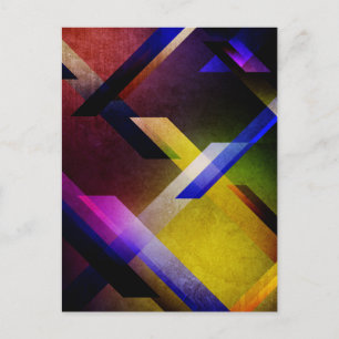 Spektrales Design Postkarte